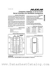 MAX562CAI datasheet pdf MAXIM - Dallas Semiconductor