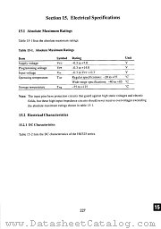 HD6473258 datasheet pdf Hitachi Semiconductor