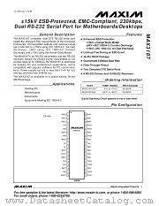 MAX3187EAX datasheet pdf MAXIM - Dallas Semiconductor