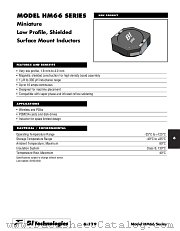 HM6630100 datasheet pdf BI Technologies