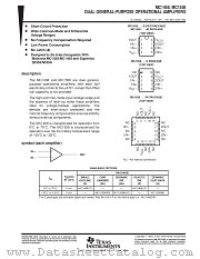 MC1558FK datasheet pdf Texas Instruments