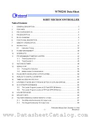 W79E201A16FN datasheet pdf Winbond Electronics