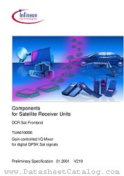 TUA6100B6 datasheet pdf Infineon
