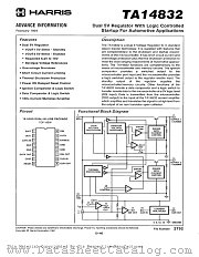 TA14832 datasheet pdf Harris Semiconductor