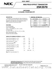 2SK3570 datasheet pdf NEC