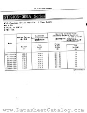 STK405-070A datasheet pdf etc