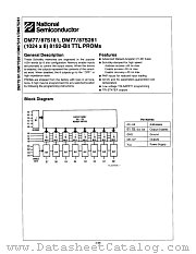 DM77S181J datasheet pdf National Semiconductor