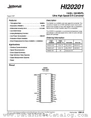 HI20201JCP datasheet pdf Intersil