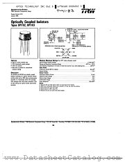 OPI103 datasheet pdf Optek Technology