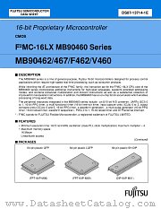 MB90462 datasheet pdf Fujitsu Microelectronics