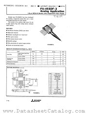FU-45SDF-3 datasheet pdf Mitsubishi Electric Corporation