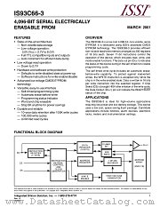 IS93C66-3 datasheet pdf Integrated Silicon Solution Inc