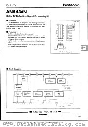 AN5436N datasheet pdf Panasonic