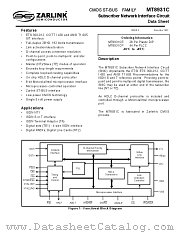 MT8931CP datasheet pdf Zarlink Semiconductor