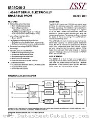 IS93C46-3GI datasheet pdf Integrated Silicon Solution Inc