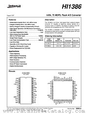 HI1386JCP datasheet pdf Intersil