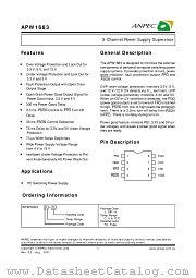 APW1683JC-TU datasheet pdf ANPEC Electronics Corporation