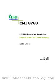 CMI8768 datasheet pdf etc