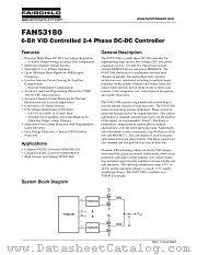 FAN53180MTC datasheet pdf Fairchild Semiconductor