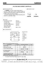 NJM2346M datasheet pdf New Japan Radio
