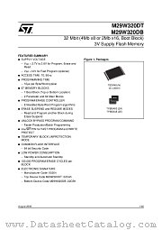 M29W320DB70N1 datasheet pdf ST Microelectronics
