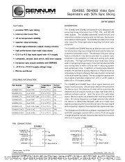 GS4982-CKAE3 datasheet pdf Gennum Corporation