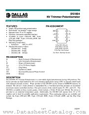 DS1804X-010 datasheet pdf MAXIM - Dallas Semiconductor