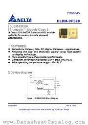 DLBM-CR320 datasheet pdf Delta