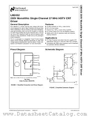 LM2432TE datasheet pdf National Semiconductor