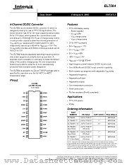 EL7584IR datasheet pdf Intersil