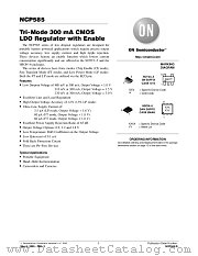 NCP585LSAN09T1G datasheet pdf ON Semiconductor