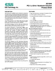 ES1946S datasheet pdf ESS Technology