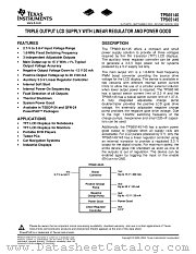 TPS65140RGE datasheet pdf Texas Instruments