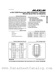 MAX3186EAP datasheet pdf MAXIM - Dallas Semiconductor