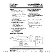 ISPPAC-CLK5520V-01TN100C datasheet pdf Lattice Semiconductor