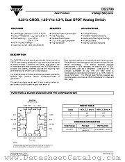 DG2799DN-T1-E3 datasheet pdf Vishay