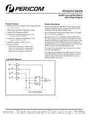 PI74ALVC162334A datasheet pdf Pericom Technology