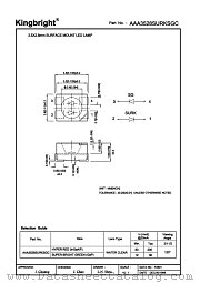 AAA3528SURKSGC datasheet pdf Kingbright Electronic