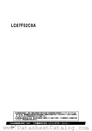 LC87F52C8A datasheet pdf SANYO