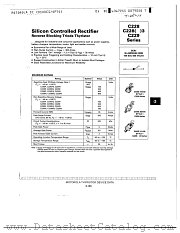C228D3 datasheet pdf Motorola