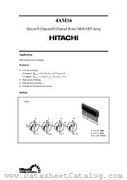 4AM16 datasheet pdf Hitachi Semiconductor