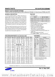 M464S1724DTS-C1H datasheet pdf Samsung Electronic