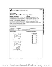54LVX3383W-QML datasheet pdf National Semiconductor