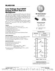 NLAS3158MNR2G datasheet pdf ON Semiconductor