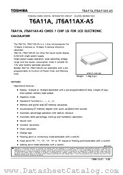 T6A11A datasheet pdf TOSHIBA
