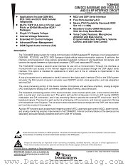 TCM4400ETQFP datasheet pdf Texas Instruments