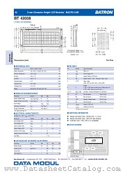 BT42008 datasheet pdf DATA MODUL