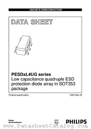 PESDXL4UG datasheet pdf Philips