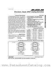 MAX364CPE datasheet pdf MAXIM - Dallas Semiconductor