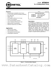 MT8804AP datasheet pdf Mitel Semiconductor